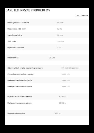Lánctalpas kotrók Caterpillar 315