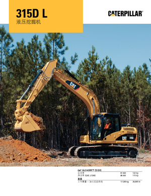 Lánctalpas kotrók Caterpillar 315D L