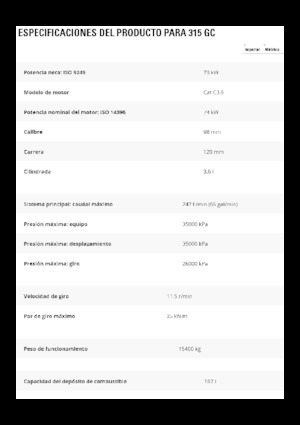 Lánctalpas kotrók Caterpillar 315 GC