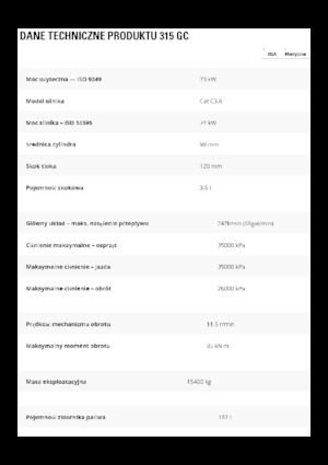Lánctalpas kotrók Caterpillar 315 GC