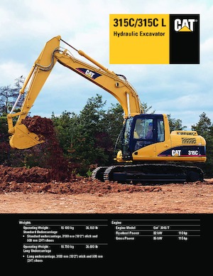 Lánctalpas kotrók Caterpillar 315C