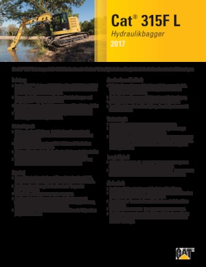 Lánctalpas kotrók Caterpillar 315F L