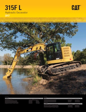 Lánctalpas kotrók Caterpillar 315F L