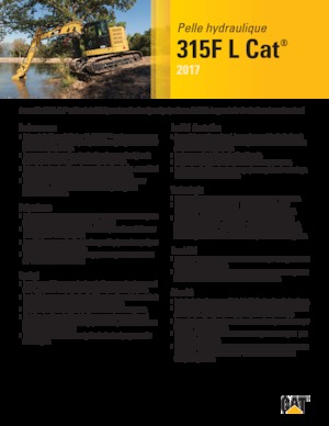 Lánctalpas kotrók Caterpillar 315F L