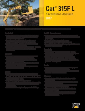 Lánctalpas kotrók Caterpillar 315F L