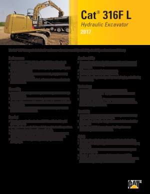 Lánctalpas kotrók Caterpillar 316F L