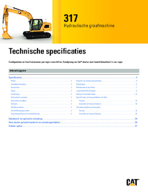 Lánctalpas kotrók Caterpillar 317