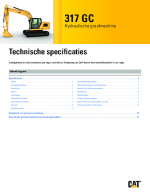 Lánctalpas kotrók Caterpillar 317 GC