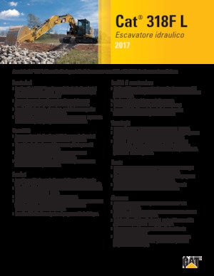 Lánctalpas kotrók Caterpillar 318F L