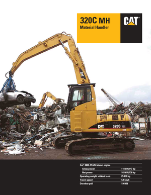 Lánctalpas kotrók Caterpillar 320 C MH