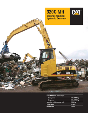 Lánctalpas kotrók Caterpillar 320 C MH
