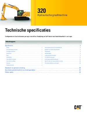 Lánctalpas kotrók Caterpillar 320
