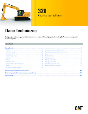 Lánctalpas kotrók Caterpillar 320