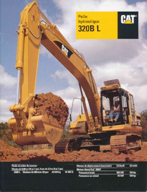 Lánctalpas kotrók Caterpillar 320B