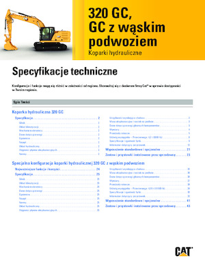 Lánctalpas kotrók Caterpillar 320GC
