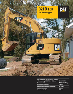 Lánctalpas kotrók Caterpillar 321D LCR