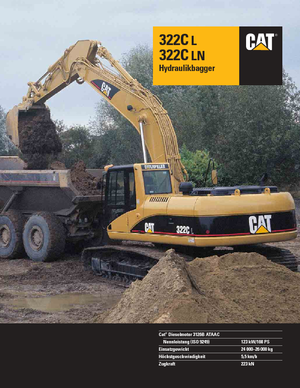 Lánctalpas kotrók Caterpillar 322 CLN