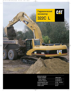 Lánctalpas kotrók Caterpillar 322 CLN