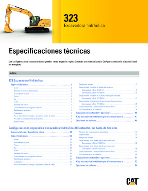 Lánctalpas kotrók Caterpillar 323