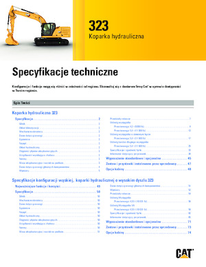 Lánctalpas kotrók Caterpillar 323