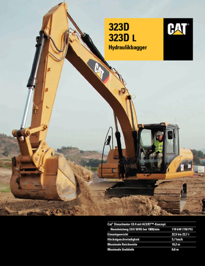 Lánctalpas kotrók Caterpillar 323D L