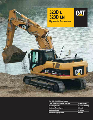 Lánctalpas kotrók Caterpillar 323D L