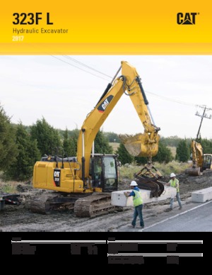 Lánctalpas kotrók Caterpillar 323F L