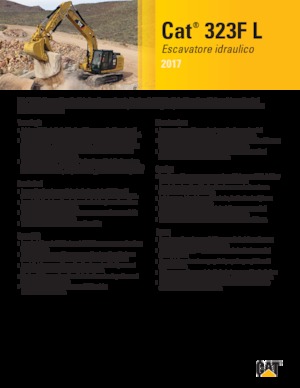 Lánctalpas kotrók Caterpillar 323F L