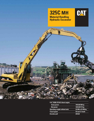 Lánctalpas kotrók Caterpillar 325 C MH