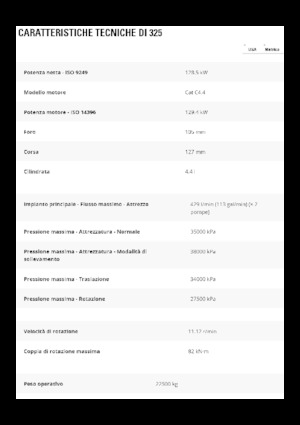 Lánctalpas kotrók Caterpillar 325