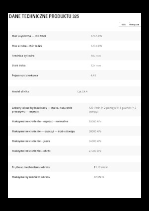 Lánctalpas kotrók Caterpillar 325