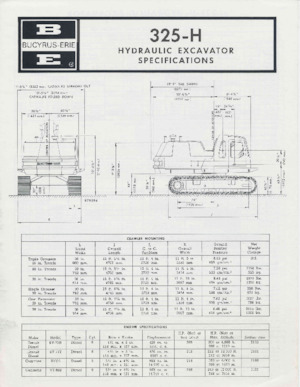 Lánctalpas kotrók Bucyrus 325-H