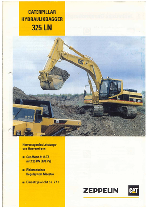 Lánctalpas kotrók Caterpillar 325 L N (m)