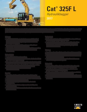 Lánctalpas kotrók Caterpillar 325F L