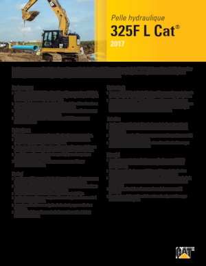 Lánctalpas kotrók Caterpillar 325F L