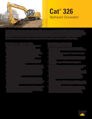 Lánctalpas kotrók Caterpillar 326