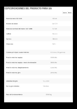 Lánctalpas kotrók Caterpillar 326