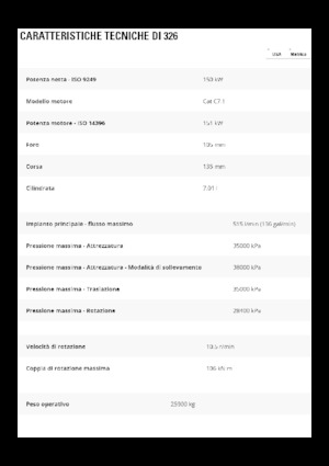 Lánctalpas kotrók Caterpillar 326