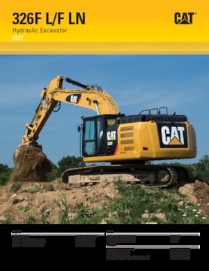 Lánctalpas kotrók Caterpillar 326F L