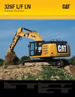 Lánctalpas kotrók Caterpillar 326F LN
