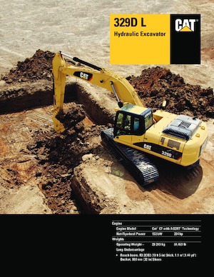 Lánctalpas kotrók Caterpillar 329D