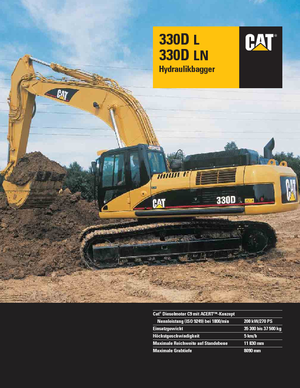 Lánctalpas kotrók Caterpillar 330D LN