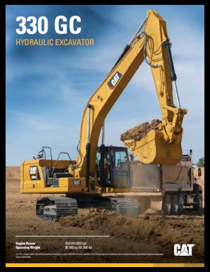 Lánctalpas kotrók Caterpillar 330 GC