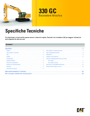 Lánctalpas kotrók Caterpillar 330 GC
