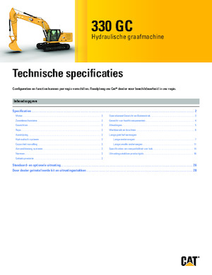 Lánctalpas kotrók Caterpillar 330 GC