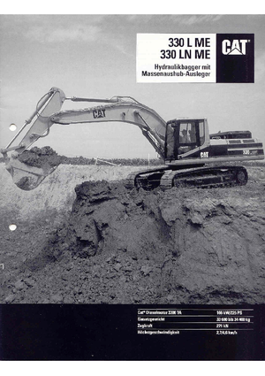 Lánctalpas kotrók Caterpillar 330 L N