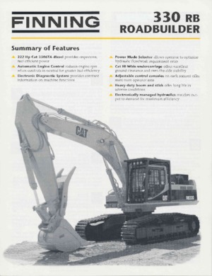 Lánctalpas kotrók Caterpillar 330RB