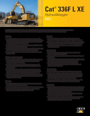 Lánctalpas kotrók Caterpillar 336F L XE