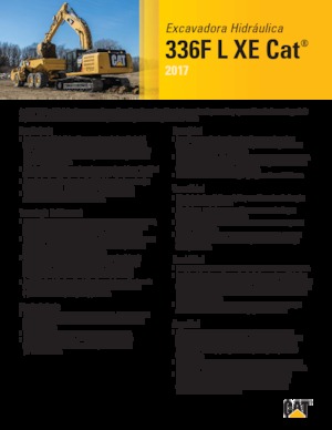 Lánctalpas kotrók Caterpillar 336F L XE