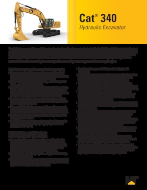 Lánctalpas kotrók Caterpillar 340